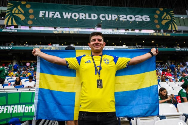 260614 Fans of Sweden ahead of the FIFA World Cup, WM, Weltmeisterschaft, Fussball 2026 football match between Sweden and Tunisia on June 14, 2026 in Monterrey. Photo: Joel Marklund BILDBYRAN kod JM PA1234 bbeng fotboll football soccer fotball vm fotbolls-vm fotball-vm fotbolls-vm 2026 fifa world cup 2026 sverige sweden sverige a tunisien tunisia publik *** 260614 Fans of Sweden ahead of the FIFA World Cup 2026 football match between Sweden and Tunisia on June 14, 2026 in Monterrey Photo Joel Marklund BILDBYRAN code JM PA1234 bbeng fotboll football soccer fotball vm fotbolls vm fotballs vm fotbolls vm 2026 fifa world cup 2026 sverige sweden sverige a tunisien tunisia publik  Copyright: JOELxMARKLUND BB260614JM067