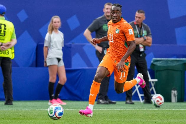 Yan Diomande of Ivory Coast during a group stage match of the 2026 FIFA Men s World Cup between Ivory Coast and Ecuador at Philadelphia Stadium in Philadelphia on June 14, 2026. Richard Callis Fotoarena (Richard Callis SPP)  Copyright: xRichardxCallisx xSPPx spp-en-RiCa-2962066