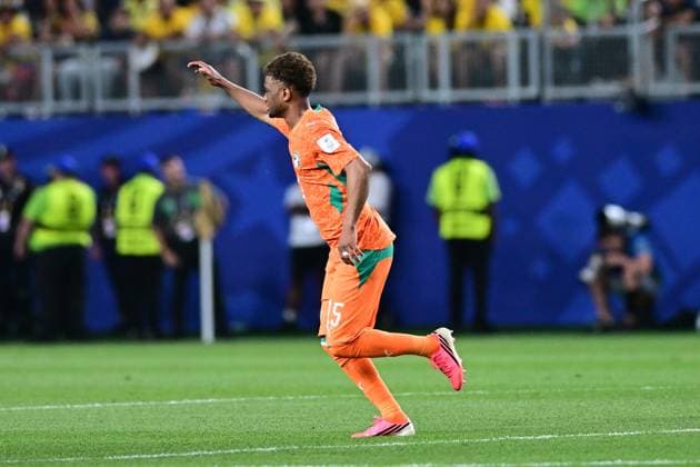 Lincoln Financial Field, Philadelphia (PA), June 14, 2026 - WORLD CUP IVORY COAST (CIV) X ECUADOR (ECU) - Goal by Ivory Coast player Amad Diallo during the match between IVORY COAST (CIV) X ECUADOR (ECU), valid for the first round of Group E of the 2026 FIFA World Cup, WM, Weltmeisterschaft, Fussball held at Lincoln Financial Field, in Philadelphia, Pennsylvania, on Sunday night, June 14. (Photo: Eduardo Carmim Photo Premium SPP) 30930 (Eduardo Carmim SPP)  Copyright: xEduardoxCarmimx xSPPx spp-en-EdCa-eduardo_carmim_photo_premium_491042