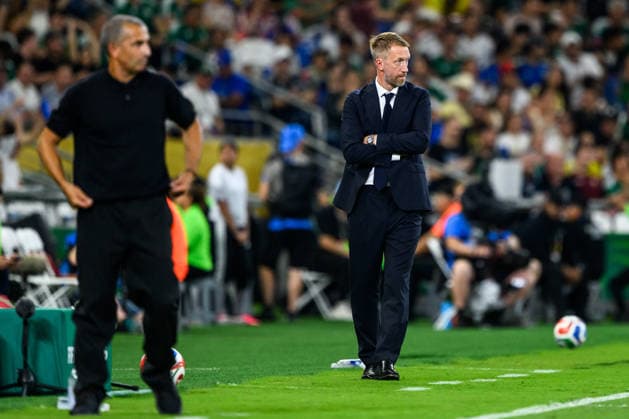 260614 Head coach Graham Potter of Sweden during the FIFA World Cup, WM, Weltmeisterschaft, Fussball 2026 football match between Sweden and Tunisia on June 14, 2026 in Monterrey. Photo: Joel Marklund BILDBYRAN kod JM PA1234 bbeng fotboll football soccer fotball vm fotbolls-vm fotball-vm fotbolls-vm 2026 fifa world cup 2026 sverige sweden sverige a tunisien tunisia