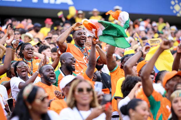 FOOTBALL : Equateur vs Cote d Ivoire - Coupe du monde FIFA 2026 - 14 06 2026 - Stade Lincoln Financial Fiel - Philadelphie Ambiance avec les supporters de l Ã quipe de CÃ te d Ivoire  Copyright: xx