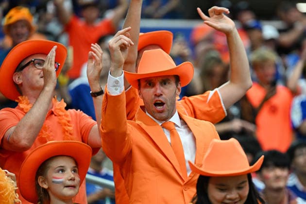 Netherland fans (NED), JUNE 14, 2026 - Football Soccer : FIFA World Cup, WM, Weltmeisterschaft, Fussball 2026 Group F match between Netherlands 2-2 Japan at Dallas Stadium in Arlington, Texas, USA.  aflo_334478620 KenjiroxMatsuox