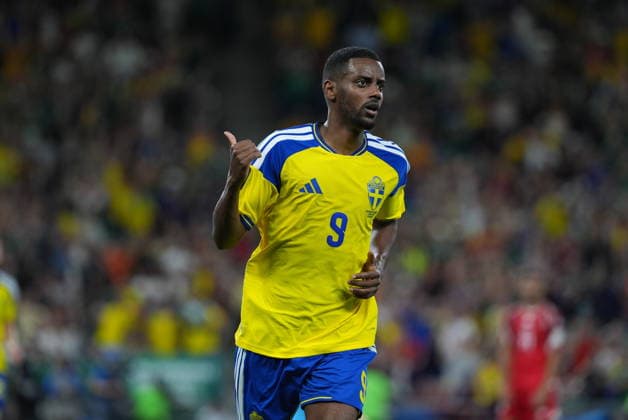 Sweden v Tunisia - FIFA World Cup, WM, Weltmeisterschaft, Fussball 2026 - Group F MONTERREY, MEXICO - JUNE 14: Alexander Isak (9) of Sweden celebrates after scoring a goal during the 2026 FIFA World Cup First Stage Group F match between Sweden and Tunisia at Estadio BBVA (Monterrey Stadium) in Monterrey, Mexico on June 14, 2026. Juancho Torres Anadolu Monterrey Mexico. Editorial use only. Please get in touch for any other usage.  Copyright: x2026xAnadoluxJuanchoxTorresx