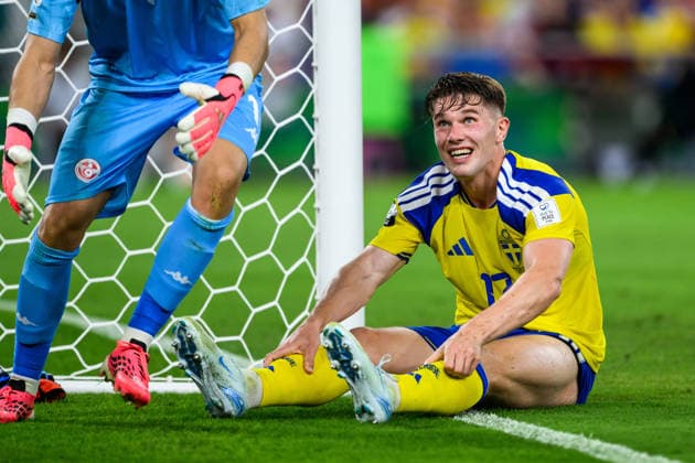 260614 Viktor Gyökeres of Sweden during the FIFA World Cup, WM, Weltmeisterschaft, Fussball 2026 football match between Sweden and Tunisia on June 14, 2026 in Monterrey. Photo: Petter Arvidson BILDBYRAN kod PA PA1234 bbeng fotboll football soccer fotball vm fotbolls-vm fotball-vm fotbolls-vm 2026 fifa world cup 2026 sverige sweden sverige a tunisien tunisia bbauto depp