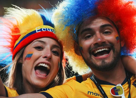 (260615) -- PHILADELPHIA, June 15, 2026 -- Fans of Ecuador are seen during the group E match between Cote d Ivoire and Ecuador at the 2026 FIFA World Cup, WM, Weltmeisterschaft, Fussball at Philadelphia Stadium in Philadelphia, the United States, June 14, 2026. ) (SP)U.S.-PHILADELPHIA-FOOTBALL-FIFA WORLD CUP-GROUP E-CIV VS ECU XuxChang 