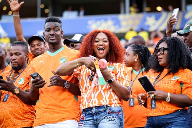 FOOTBALL : Equateur vs Cote d Ivoire - Coupe du monde FIFA 2026 - 14 06 2026 - Stade Lincoln Financial Fiel - Philadelphie Ambiance avec les supporters de l Ã quipe de CÃ te d Ivoire  Copyright: xx