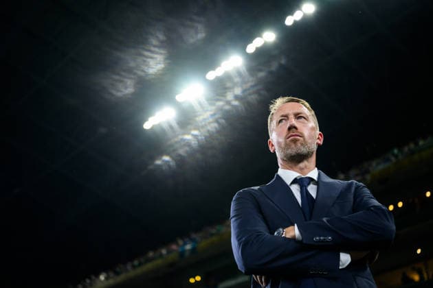 260614 Head coach Graham Potter of Sweden during the FIFA World Cup, WM, Weltmeisterschaft, Fussball 2026 football match between Sweden and Tunisia on June 14, 2026 in Monterrey. Photo: Petter Arvidson BILDBYRAN kod PA PA1234 bbeng fotboll football soccer fotball vm fotbolls-vm fotball-vm fotbolls-vm 2026 fifa world cup 2026 sverige sweden sverige a tunisien tunisia