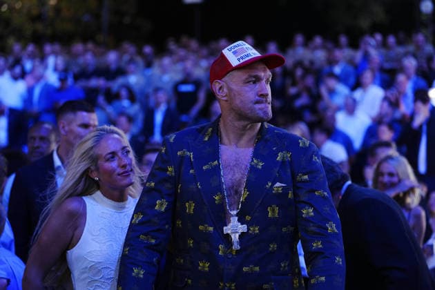 UFC Freedom 250 WASHINGTON, DC - June 14, 2026 : Tyson Fury in attendance at UFC Freedom 250 at The White House South Lawn on June 14, 2026 in Las Vegas, NV. (Photo by Louis Grasse PXImages) WASHINGTON, DC The White House South Lawn DC USA Copyright: xLouisxGrassex