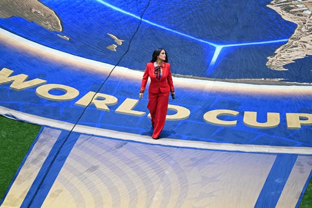 June 11, 2026, Ciudad De Mexico, Ciudad De Mexico, USA: Salma Hayek at the Opening Ceremony before the first FIFA World Cup, WM, Weltmeisterschaft, Fussball 2026 Group A match between Mexico and South Africa at Mexico City Stadium on June 11, 2026 in Mexico City, Mexico. Mexico defeated South Africa 2-0. ANTONIO NAVA PI Mexico Defeats South Africa 2-1  - ZUMAp124 20260611_zaa_p124_034 Copyright: xAntonioxNavax