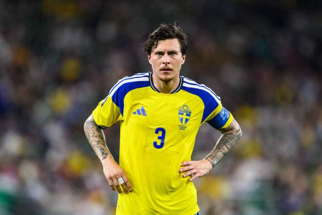 260614 Victor Nilsson Lindelöf of Sweden during the FIFA World Cup, WM, Weltmeisterschaft, Fussball 2026 football match between Sweden and Tunisia on June 14, 2026 in Monterrey. Photo: Petter Arvidson BILDBYRAN kod PA PA1234 bbeng fotboll football soccer fotball vm fotbolls-vm fotball-vm fotbolls-vm 2026 fifa world cup 2026 sverige sweden sverige a tunisien tunisia bbauto