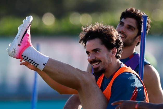 Vitinha (C) of Portugal trains in Palm Beach, Florida, USA, 13 June 2026. Portugal national team, Nationalteam training !ACHTUNG: NUR REDAKTIONELLE NUTZUNG!  Copyright: xAlbertoxEstévezx GR7166 0859067693st