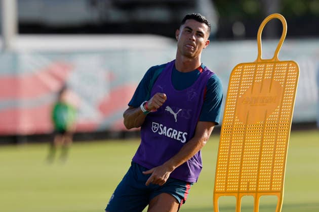 Cristiano Ronaldo of Portugal trains in Palm Beach, Florida, USA, 13 June 2026. Portugal national team, Nationalteam training !ACHTUNG: NUR REDAKTIONELLE NUTZUNG!  Copyright: xAlbertoxEstevezx GR7172 0859067950st