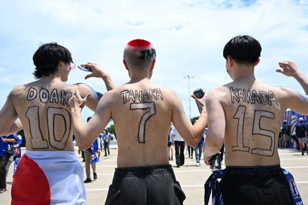 Japan Fans (JPN), JUNE 14, 2026 - Football Soccer : FIFA World Cup, WM, Weltmeisterschaft, Fussball 2026 Group F match between Netherlands 2-2 Japan at Dallas Stadium in Arlington, Texas, USA.  aflo_334490484 KenjiroxMatsuox