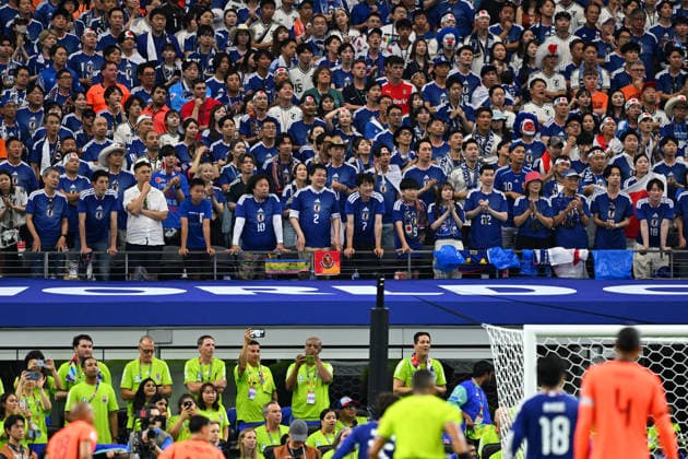 Japan Fans (JPN), JUNE 14, 2026 - Football Soccer : FIFA World Cup, WM, Weltmeisterschaft, Fussball 2026 Group F match between Netherlands 2-2 Japan at Dallas Stadium in Arlington, Texas, USA.  aflo_334491180 KenjiroxMatsuox