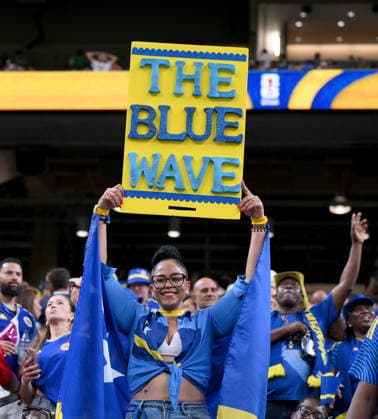 Fussball FIFA WM 2026 Vorrunde Gruppe E in Houston Deutschland - Curacao 14.06.2026 Curacao Fan