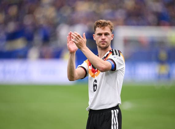 Fussball FIFA WM 2026 Vorrunde Gruppe E in Houston Deutschland - Curacao 14.06.2026 Joshua Kimmich (Deutschland) mit Dank an die Zuschauer nach dem Spiel