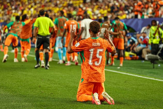 June 14, 2026, Philadelphia, Pennsylvania, USA: AMAD DIALLO of Cote D Ivoire celebrates his goal during the 2026 FIFA World Cup, WM, Weltmeisterschaft, Fussball Group E match at Philadelphia Stadium in Philadelphia, PA on June 14, 2026. Philadelphia USA - ZUMAm283 20260614_zsp_m283_045 Copyright: xBillyxMyersx
