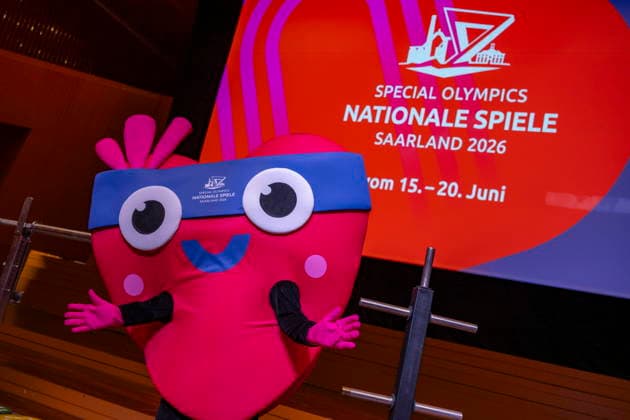 Die Nationalen Spiele der Special Olympics starten am Montag (15.6.2026) im Saarland. Ministerpräsidentin Anke Rehlinger bei der Start-Pressekonferenz in Saarbrücken.