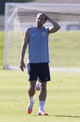 Englands first training session Kansas 14.06.2026 FIFA World Cup, WM, Weltmeisterschaft, Fussball 2026 .The England team arrive at their base camp hotel in Kansas .Englands first training session at their new home from home, Swope soccer village, Kansas..Harry Kane  Copyright: xDarrenxFletcherx NINTCHDBPICT001088230770