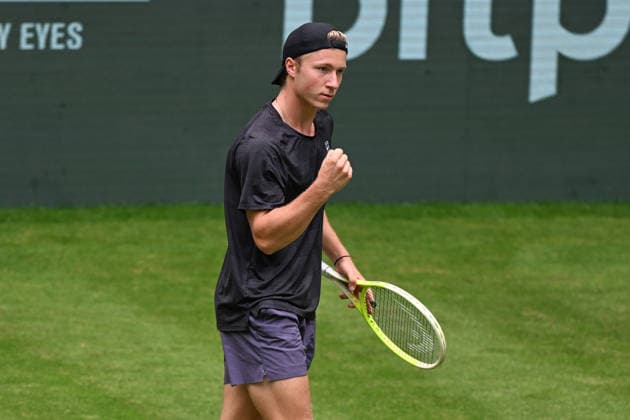 Max SCHOENHAUS (GER) 15.06.2026 ¢ Tennis ¢ TERRA WORTMANN OPEN ¢ ATP, Tennis Herren 500, heristo-arena-Halle (Westfalen), TERRA WORTMANN OPEN, NRW Germany