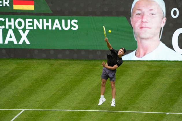 photo : Max Schoenhaus (GER) Tennis-Turnier Terra Wortmann Cup - erste Runde - im Gerry Weber Sportpark ( Heristo Arena ) in Halle Westfalen am Mo. 15.06.2026
