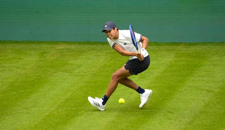 photo : Learner TIEN (USA) Tennis-Turnier Terra Wortmann Cup - erste Runde - im Gerry Weber Sportpark ( Heristo Arena ) in Halle Westfalen am Mo. 15.06.2026