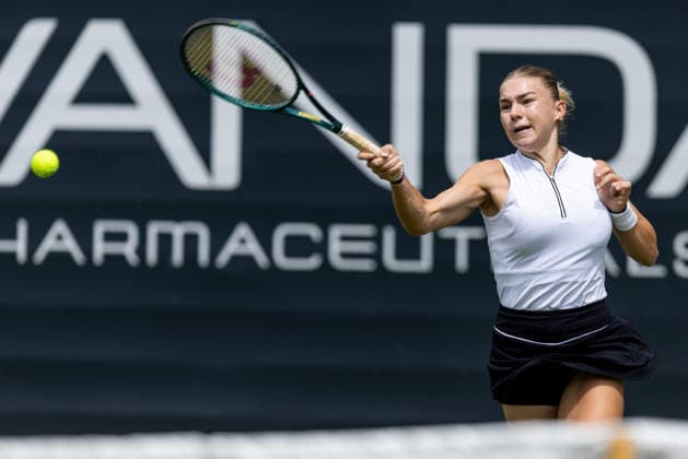 VANDA Pharmaceuticals Berlin Tennis Open 2026 Maria Timofeeva during VANDA Pharmaceuticals Berlin Tennis Open 2026 in Berlin, Germany, on June 15, 2026 Berlin Germany  Copyright: xFotoxOlimpikx originalFilename:jastrzebowski-vandapha260615_npb3D.jpg