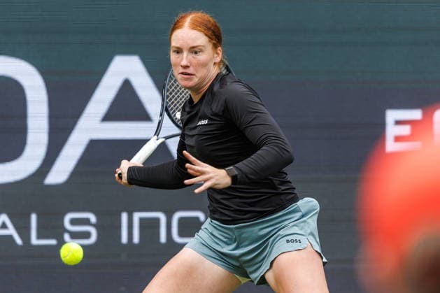 Berlin, 15.06.26, Tennis: VANDA Pharmaceuticals BERLIN TENNIS OPEN 2026 im Steffi-Graf-Stadion. Damen, Einzel, Diane Parry (FRA) vs Ella Seidel (GER). Ella Seidel retourniert einen Ball. VANDA Pharmaceuticals BERLIN TENNIS OPEN 2026