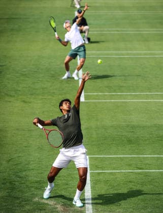 ATP, Tennis Herren Men s Tournament, Elm Park Golf & Sports Club, Dublin 15 6 2026 2nd Round Qualifying Ammar Elamin vs Thanasi Kokkinakis Ammar Elamin of Ireland Ammar Elamin 15 6 2026  Copyright: x INPHO TomxMaherx RDR_3304
