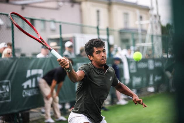 ATP, Tennis Herren Men s Tournament, Elm Park Golf & Sports Club, Dublin 15 6 2026 2nd Round Qualifying Ammar Elamin vs Thanasi Kokkinakis Ammar Elamin of Ireland Ammar Elamin 15 6 2026  Copyright: x INPHO TomxMaherx RDR_4721