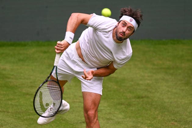 Nikoloz Basilashvili (GEO) 15.06.2026 ¢ Tennis ¢ TERRA WORTMANN OPEN ¢ ATP, Tennis Herren 500, heristo-arena-Halle (Westfalen), TERRA WORTMANN OPEN, NRW Germany