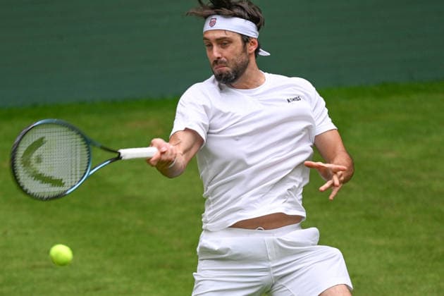 Nikoloz Basilashvili (GEO) 15.06.2026 ¢ Tennis ¢ TERRA WORTMANN OPEN ¢ ATP, Tennis Herren 500, heristo-arena-Halle (Westfalen), TERRA WORTMANN OPEN, NRW Germany