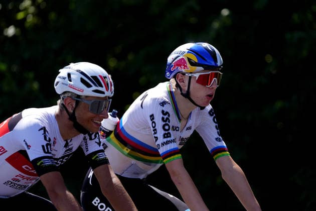 Italy s Lorenzo Mark Finn of Red Bull - Bora - Hansgrohe Rookies during Stage 2 of the Giro Next Gen 2026, from Tropea to Crotone, Italy, Monday, June 15, 2026.  Copyright: xFabioxFerrari LaPressex