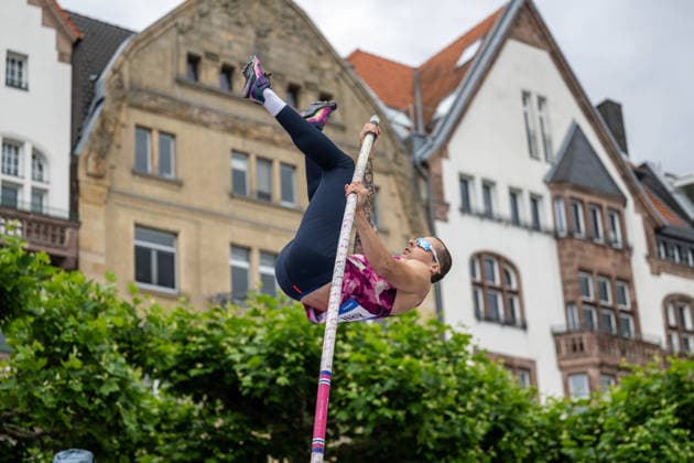 RECORD DATE NOT STATED Flight Circus - Düsseldorf, Germany 15.06.2026 DÜSSELDORF, GERMANY - JUNE 15: KREISS Valters (LAT) during the Flight Circus at Düsseldorf on June 15, 2026 in Düsseldorf, Germany.