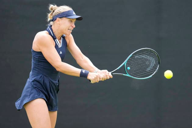Lexus Nottingham Open - Day One Yuliia Starodubtseva of Ukraine competes during her Round of 32 match at the 2026 Lexus Nottingham Open Women s tennis tournament at the Nottingham Tennis Centre in Nottingham, England, on June 15, 2026. Nottingham United Kingdom  Copyright: xOwenxHammondx originalFilename:hammond-2026lexu260615_np8mL.jpg