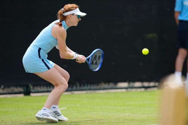 Lexus Nottingham Open - Day One Maya Joint of Australia competes during her Round of 32 match at the 2026 Lexus Nottingham Open Women s tennis tournament at the Nottingham Tennis Centre in Nottingham, England, on June 15, 2026. Nottingham United Kingdom  Copyright: xOwenxHammondx originalFilename:hammond-2026lexu260615_npNH3.jpg