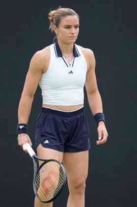 Lexus Nottingham Open - Day One Maria Sakkari of Greece in action during her Round of 32 match at the 2026 Lexus Nottingham Open Women s tennis tournament at the Nottingham Tennis Centre in Nottingham, England, on June 15, 2026. Nottingham United Kingdom  Copyright: xOwenxHammondx originalFilename:hammond-2026lexu260615_np9C1.jpg