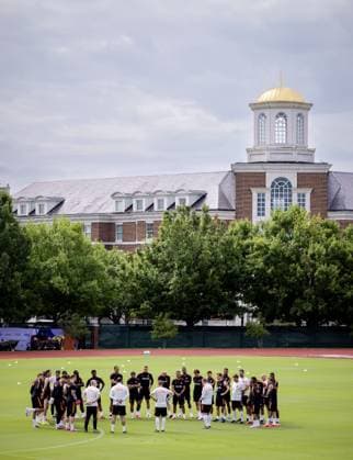 DALLAS - The players during a training session of the Dutch national team, Nationalteam on the grounds of Southern Methodist University, on June 15, 2026, in Dallas. The Dutch team is preparing for the World Cup match against Sweden. ROBIN VAN LONKHUIJSEN ANP xVIxANPxSportx xxANPxIVx 561096993 originalFilename: 561096993.jpg