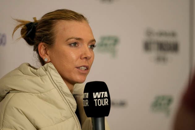 Lexus Nottingham Open - Day One Katie Boulter of Great Britain speaks with the media ahead of the 2026 Lexus Nottingham Open Women s tennis tournament at the Nottingham Tennis Centre in Nottingham, England, on June 15, 2026. Nottingham United Kingdom  Copyright: xOwenxHammondx originalFilename:hammond-2026lexu260615_npyVh.jpg