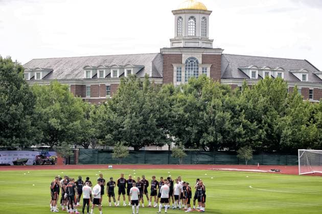 DALLAS, 15-06-2026, Southern Methodist University, World Cup 2026, Netherlands training following yesterday™s match against Japan. Picture shows Netherlands training in Dallas  x204381988x Copyright: