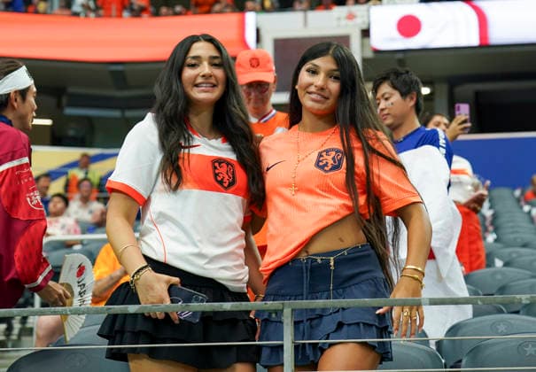 Netherlands v Japan, FIFA World Cup, WM, Weltmeisterschaft, Fussball 2026 Netherlands fans during the Netherlands v Japan FIFA WORLD CUP 2026 Group F match at Dallas Stadium, Arlington, United States on 14 June 2026 Credit: Eleanor Hoad Every Second Media Editorial use only. All images are copyright Every Second Media Limited. No images may be reproduced without prior permission. Copyright: xIMAGO EveryxSecondxMediax ESM-2031-0033 EleanorxHoadx xEveryxSecondxMediax
