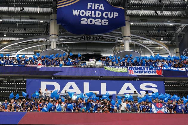 Netherlands v Japan, FIFA World Cup, WM, Weltmeisterschaft, Fussball 2026 Japan Fans during the Netherlands v Japan FIFA WORLD CUP 2026 Group F match at Dallas Stadium, Arlington, United States on 14 June 2026 Credit: Eleanor Hoad Every Second Media Editorial use only. All images are copyright Every Second Media Limited. No images may be reproduced without prior permission. Copyright: xIMAGO EveryxSecondxMediax ESM-2031-0057 EleanorxHoadx xEveryxSecondxMediax