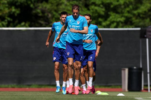 Croatia Training And press conference, PK, Pressekonferenz - FIFA World Cup, WM, Weltmeisterschaft, Fussball 2026 Mario Pasalic of Croatia during the training session at training centre at Episcopal High School on June 15, 2026 in Alexandria, Virginia.  IgorxKralj PIXSELL