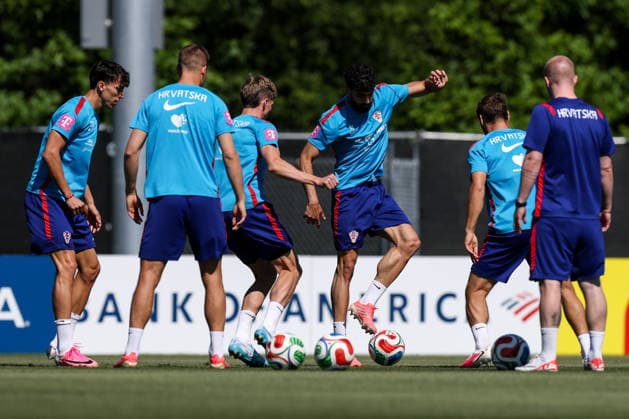 Croatia Training And press conference, PK, Pressekonferenz - FIFA World Cup, WM, Weltmeisterschaft, Fussball 2026 Josko Gvardiol of Croatia during the training session at training centre at Episcopal High School on June 15, 2026 in Alexandria, Virginia.  IgorxKralj PIXSELL