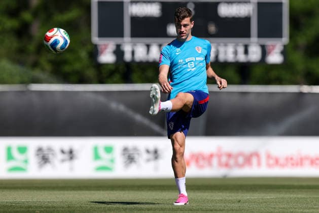 Croatia Training And press conference, PK, Pressekonferenz - FIFA World Cup, WM, Weltmeisterschaft, Fussball 2026 Luka Sucic of Croatia during the training session at training centre at Episcopal High School on June 15, 2026 in Alexandria, Virginia.  IgorxKralj PIXSELL