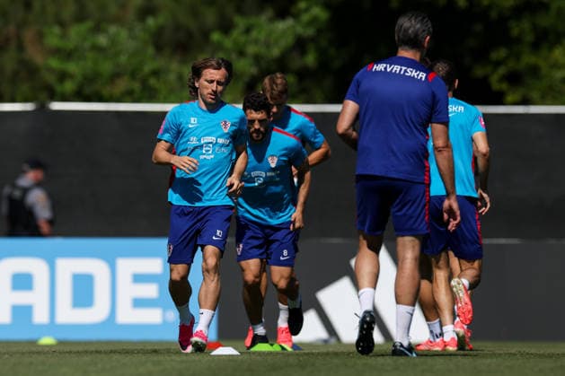 Croatia Training And press conference, PK, Pressekonferenz - FIFA World Cup, WM, Weltmeisterschaft, Fussball 2026 Luka Modric of Croatia during the training session at training centre at Episcopal High School on June 15, 2026 in Alexandria, Virginia.  IgorxKralj PIXSELL