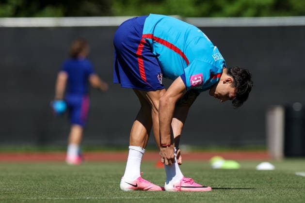 Croatia Training And press conference, PK, Pressekonferenz - FIFA World Cup, WM, Weltmeisterschaft, Fussball 2026 Petar Musa of Croatia during the training session at training centre at Episcopal High School on June 15, 2026 in Alexandria, Virginia.  IgorxKralj PIXSELL