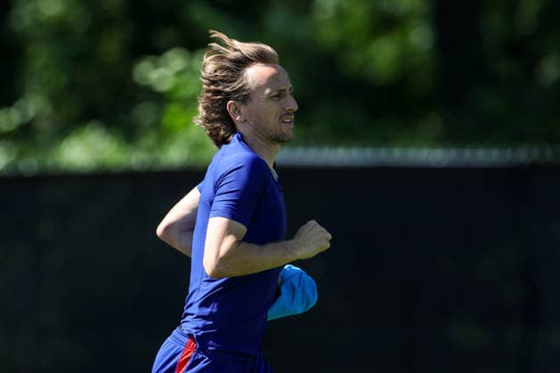 Croatia Training And press conference, PK, Pressekonferenz - FIFA World Cup, WM, Weltmeisterschaft, Fussball 2026 Luka Modric of Croatia during the training session at training centre at Episcopal High School on June 15, 2026 in Alexandria, Virginia.  IgorxKralj PIXSELL