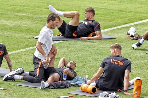 DALLAS, 15-06-2026, Southern Methodist University, World Cup 2026, Netherlands training following yesterday™s match against Japan. Picture shows Netherlands training in Dallas  x204382547x Copyright: