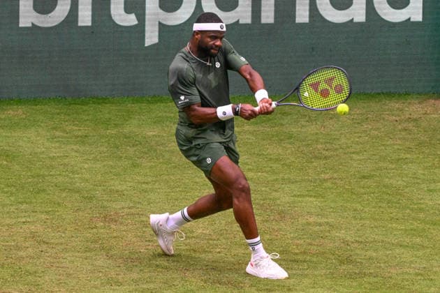 Frances TIAFOE (USA) 15.06.2026 ¢ Tennis ¢ TERRA WORTMANN OPEN ¢ ATP, Tennis Herren 500, heristo-arena-Halle (Westfalen), TERRA WORTMANN OPEN, NRW Germany